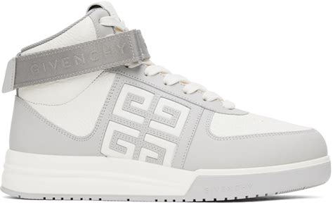 givenchy jaw logo sneakers|givenchy white and grey sneakers.